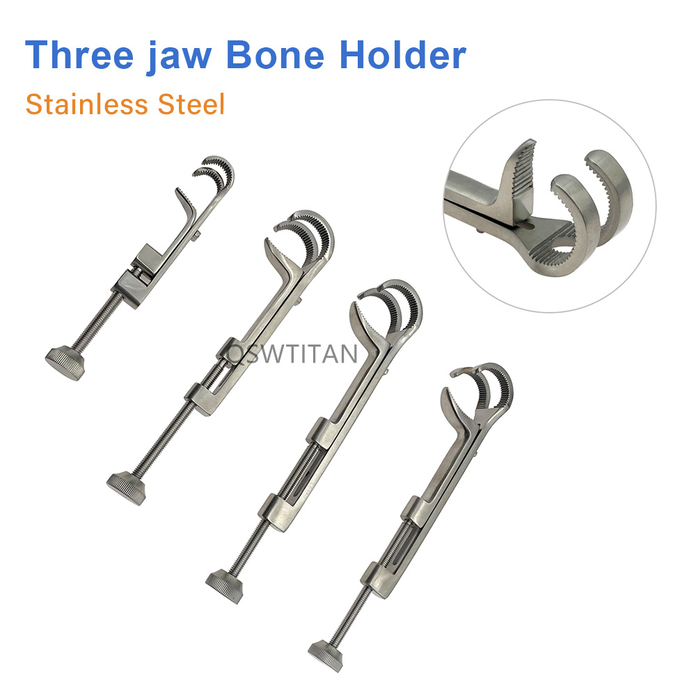 Bone Holding Forceps Bone Holding Clamps Three Prong Orthopedic Instruments Bone Holder Veterinary Instrument