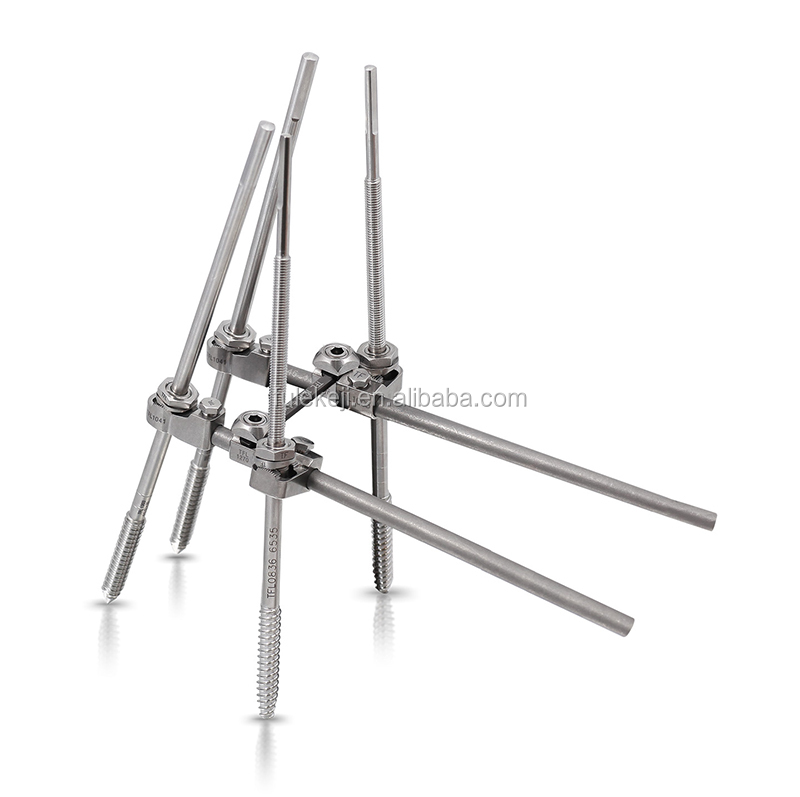 Posterior Titanium Spinal Screw-Rod System Orthopedic Surgery Trauma Implant & Stent
