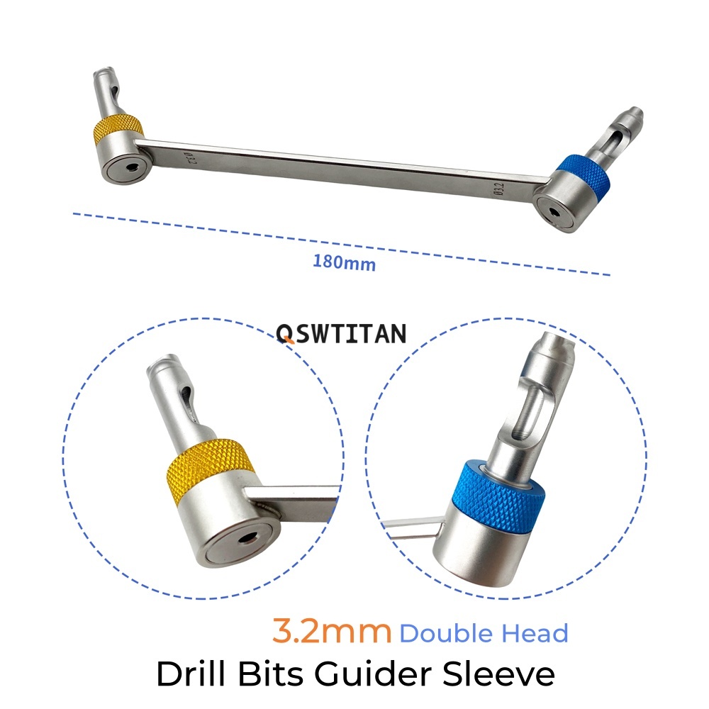 2.5/3.2mm Drill Sleeve Drill Guide Drill Guider Sleeve Orthopedic Pet Instrument Autoclaveable