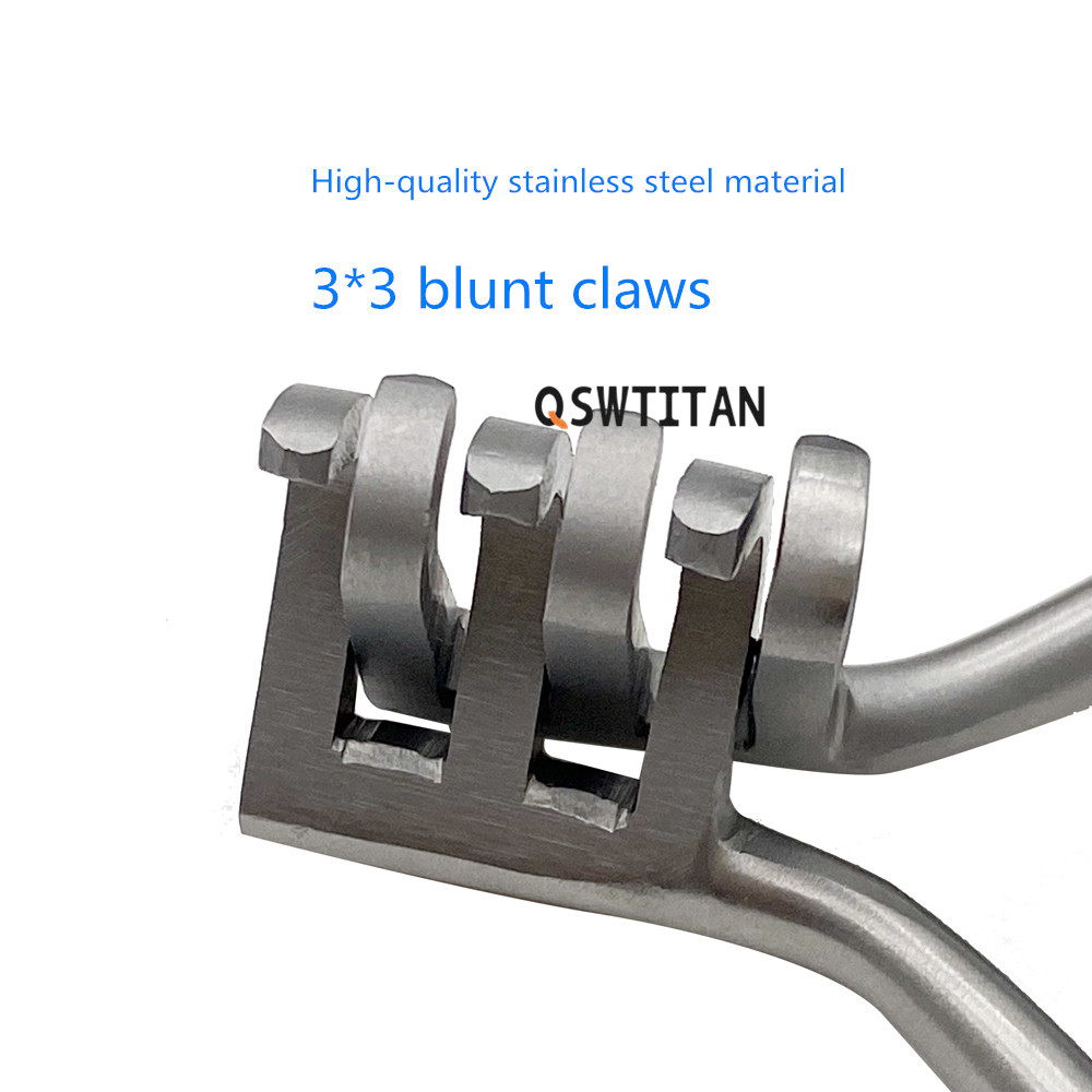 3x3 Blunt Multi Hook Retractor Multihook Ankle Skin Distraction Mini Hook Distractor Forceps Orthopedic Instrument