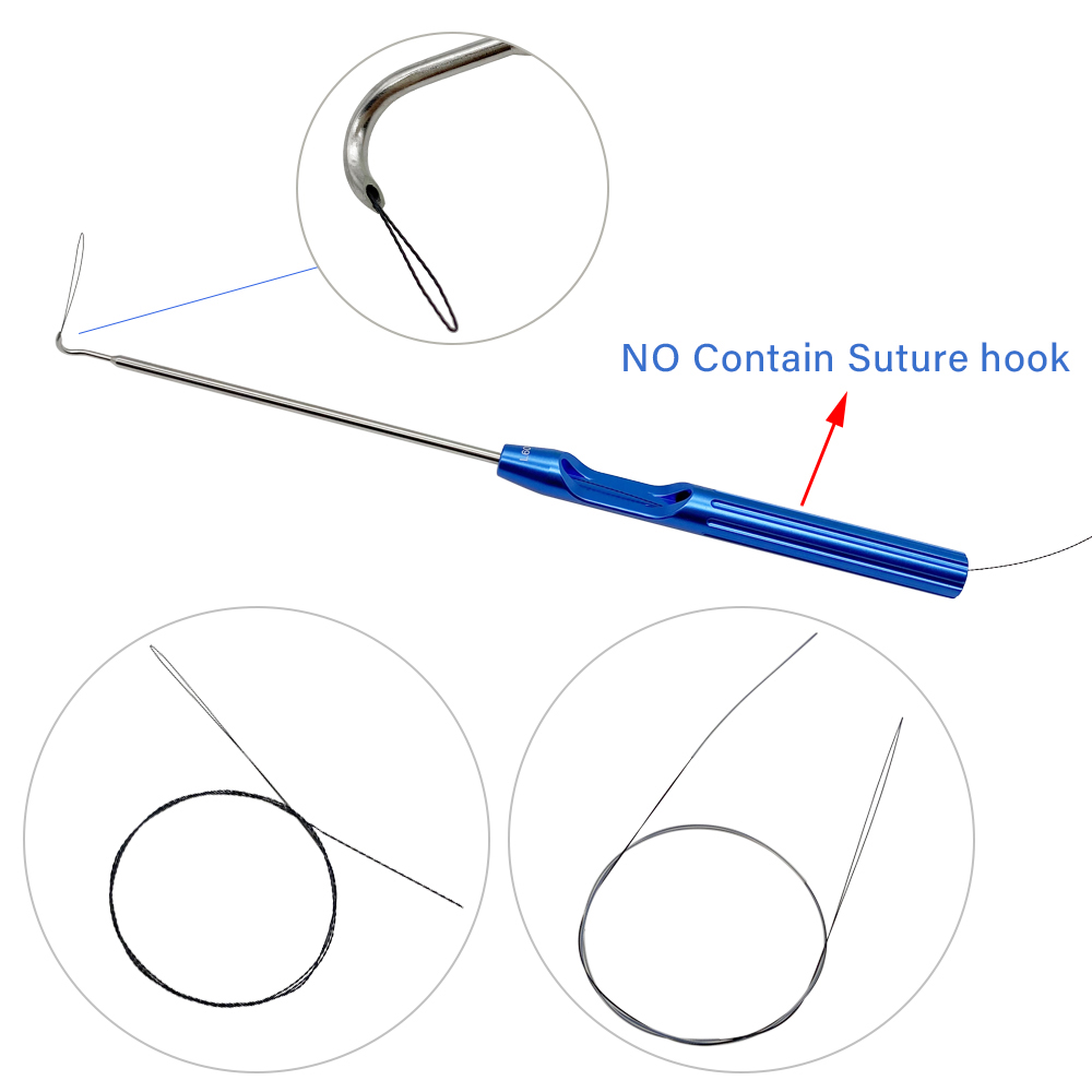 Suture hook Guide wire detail 3