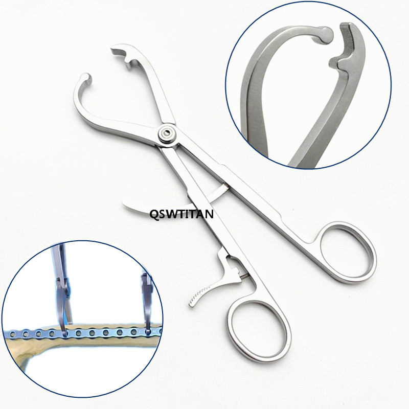 Bone Holding Forceps Serrated Jaw Soft Ratchet Bone Holding Forceps Orthopedic Instrument