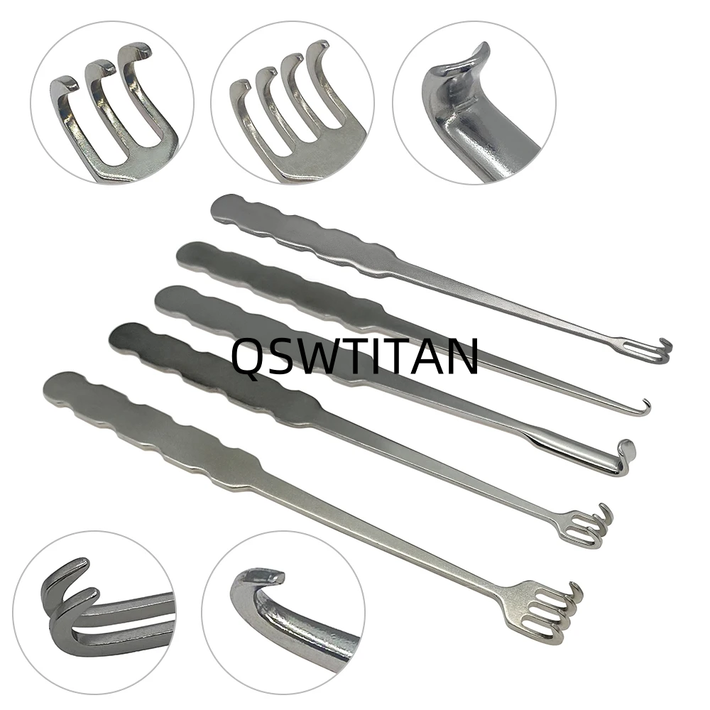 1pcs Pull Hook Skin Retractor Retractors  Training Tools Stainless Steel Orthopedics Veterinary Instruments