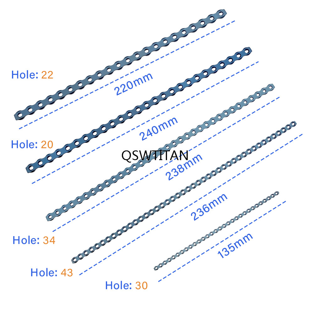 ALPS Titanium Locking Plate Straight Veterinaria Orthopedic Plates Veterinary Surgical Instruments Dog Pet Medical Accessories