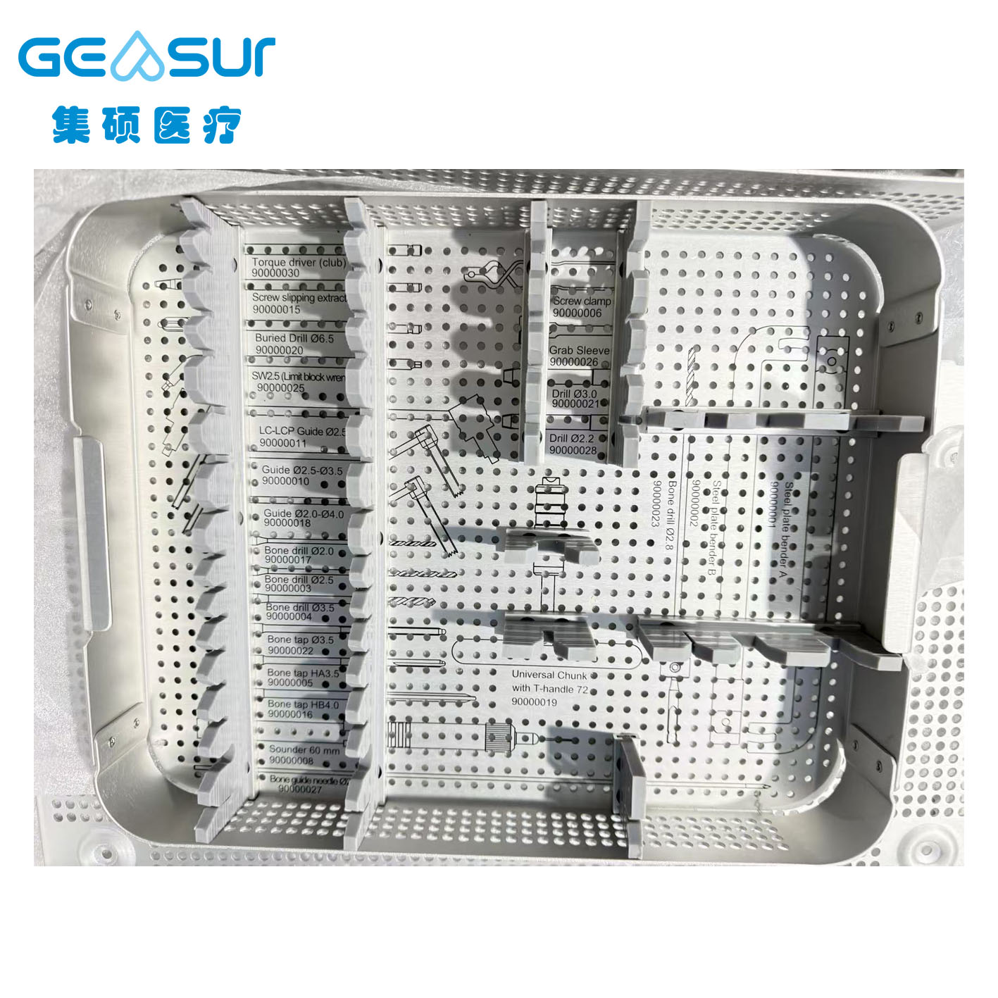 Orthopedic Instrument Kit Upper Trauma Locking  Plate Orthopedic Surgical Instrument Box