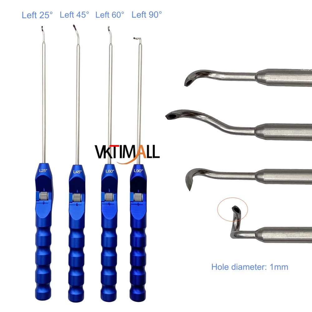 Suture Passer Stainless Steel Suture Hooks With Wheel for Labral Repair Tool Arthroscopy Instruments