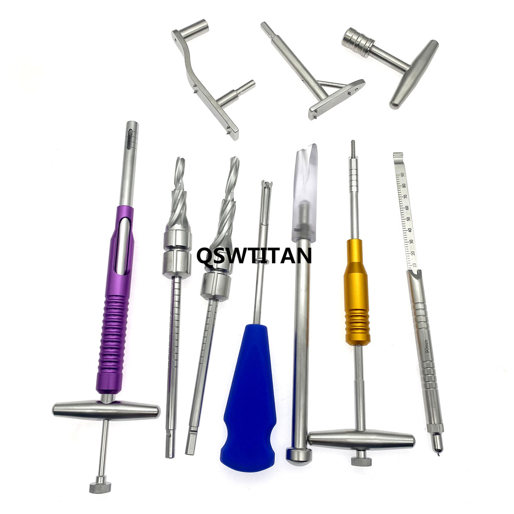 Orthopedic DHS & DCS Plates Instrument Kit Trauma Surgical Locking Plate Bone Surgery Implants Instruments Set