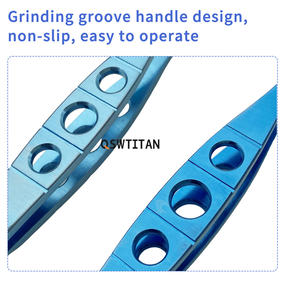 Ophthalmic Lens Folding Forceps 5.5/6mm IOL Tweezers Forceps Eyelid Tools Ophthalmic Instrument Titanium