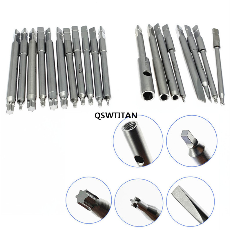 Bone Screw Driver Quick Coupling Handle Bone Screw Extractor Handle Hollow Mill for Removal Orthopedics Surgical Instrument