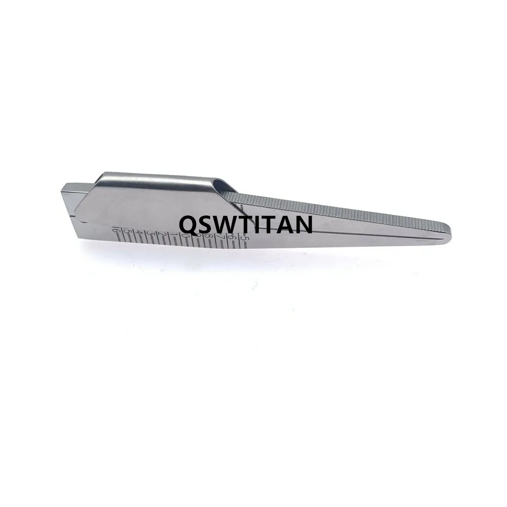 Tibial Depth Gauge Ruler Stainless Steel Orthopedic Tibial Depth Gauge Surgical Instruments