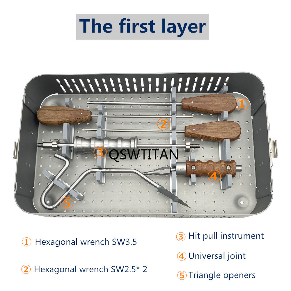 Orthopedics Surgical Instruments Self-Locking Intramedullary Nail Instrument Tools Kit Orthopedic Tools