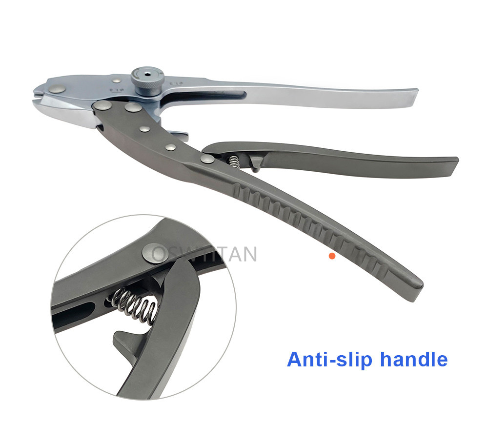 Stainless Steel Cable Crimper Locking Compression Forceps Orthopedic Surgical Instruments Cable Clamping Pliers