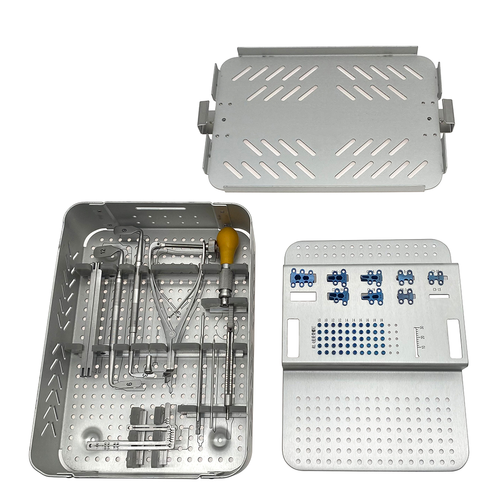 Animal Tibial Surgery Veterinary Orthopedic Surgical TTA Rapid Cage With Screws Cruciate Rupture Recovery Instrument Set