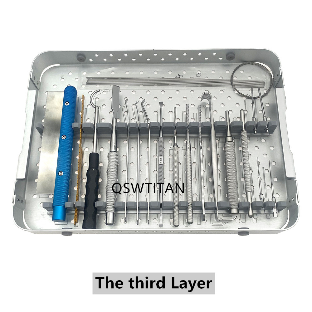 Orthopedic Locking Plate Veterinary Surgical Instrument Kit Autoclaveable for Small Animal Bone Surgery