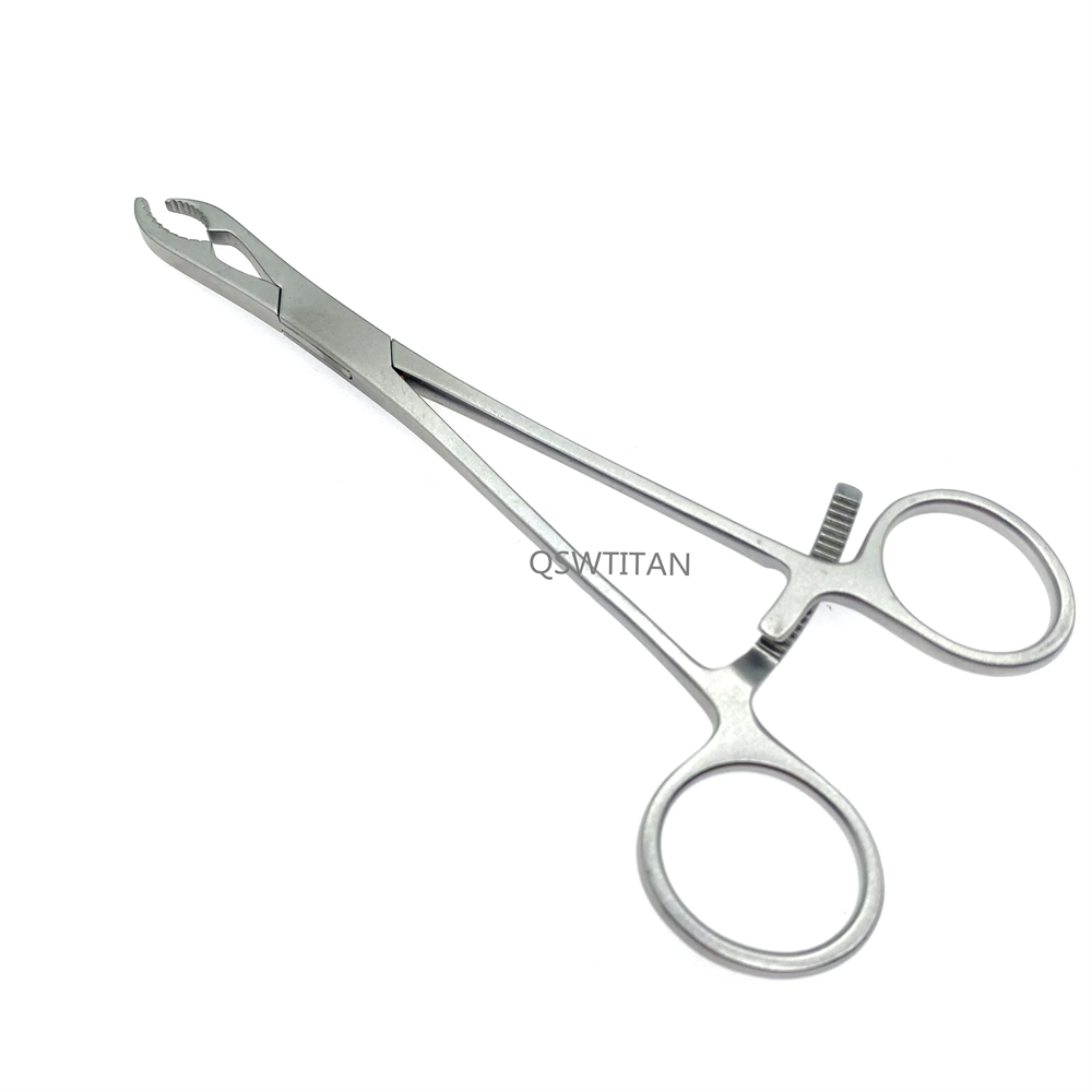 Ankle Bone Holding Forceps Straight Curved Orthopedics Instruments Bone Surgical Forceps