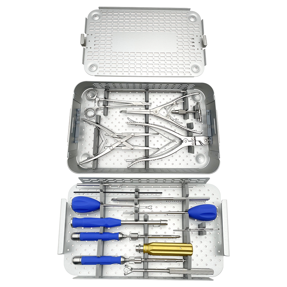 Orthopedic Surgical Spinal Distractor Cercvical Retractor Polyaxial Fixation System Spinal Distractor Instrument Set