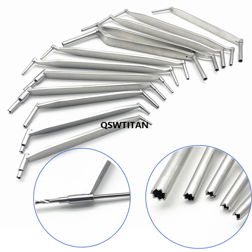 Orthopedic Drill Bits Guider Double Head Orthopedic Drill Sleeve Pointed Drill Guider Sleeve Orthopedic Surgery Instrument