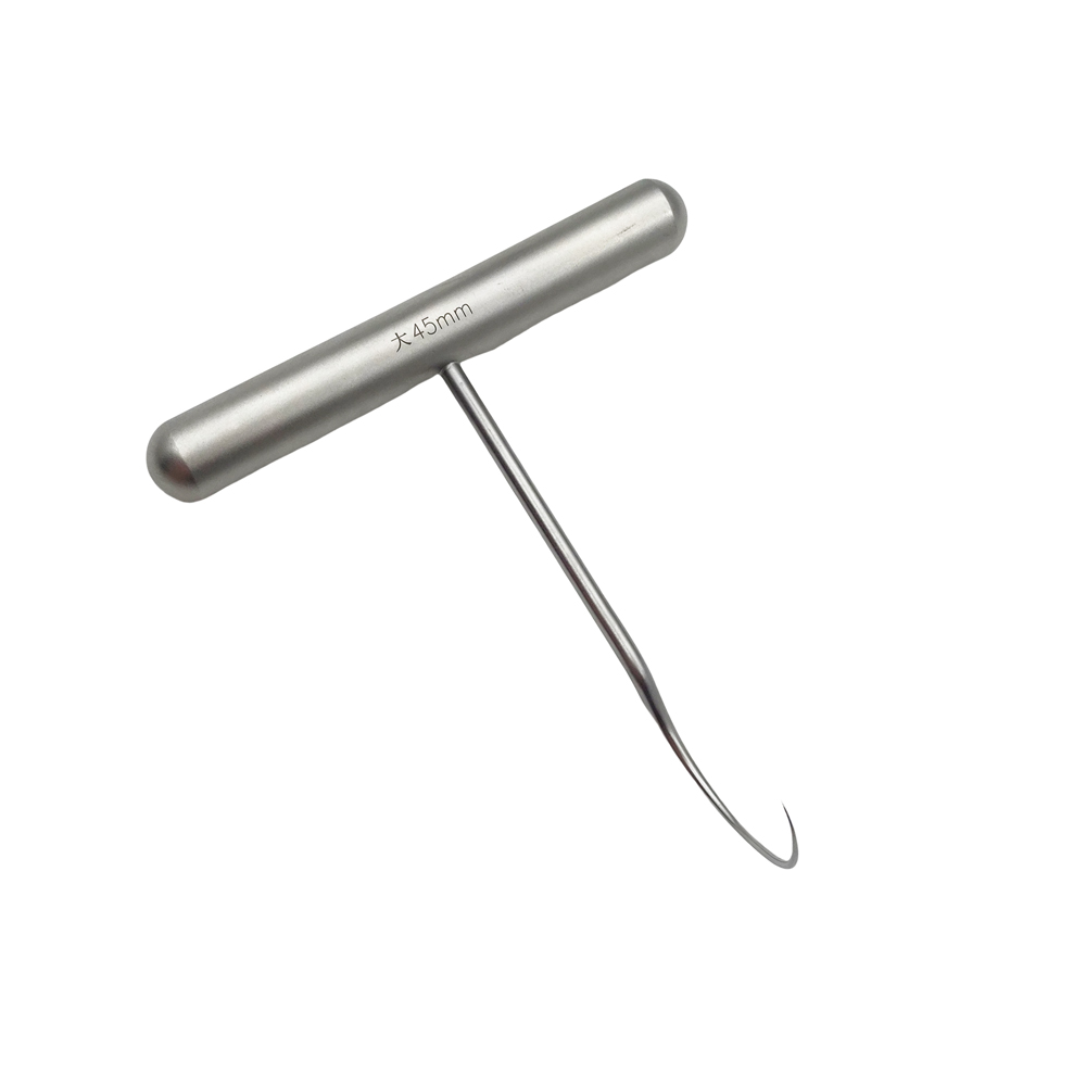Stainless Steel T Type Hook Retractor Distractor Bone Lifting T Hook Orthopedic Surgery Instrument Veterinary Autoclaveable