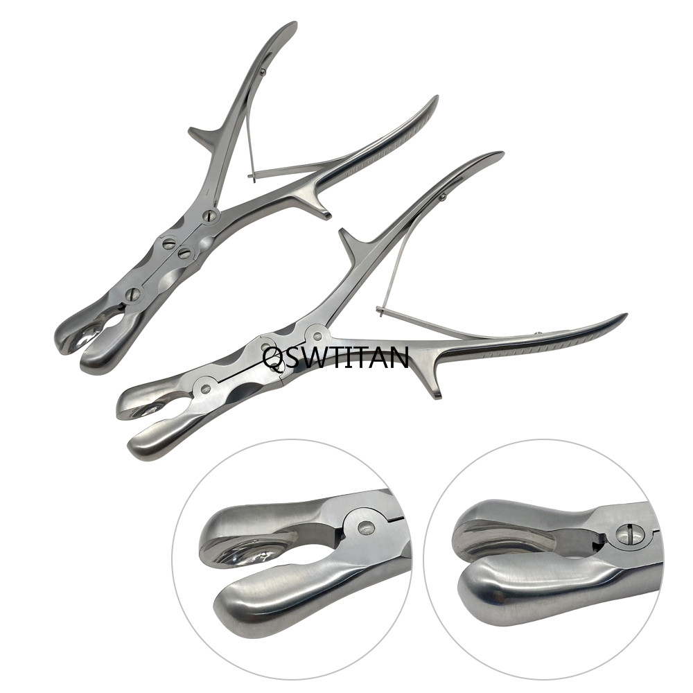 Orthopedic Bone Rongeur Double-Action Rongeur Crushing Rongeur 27cm Orthopedic Surgical Instruments