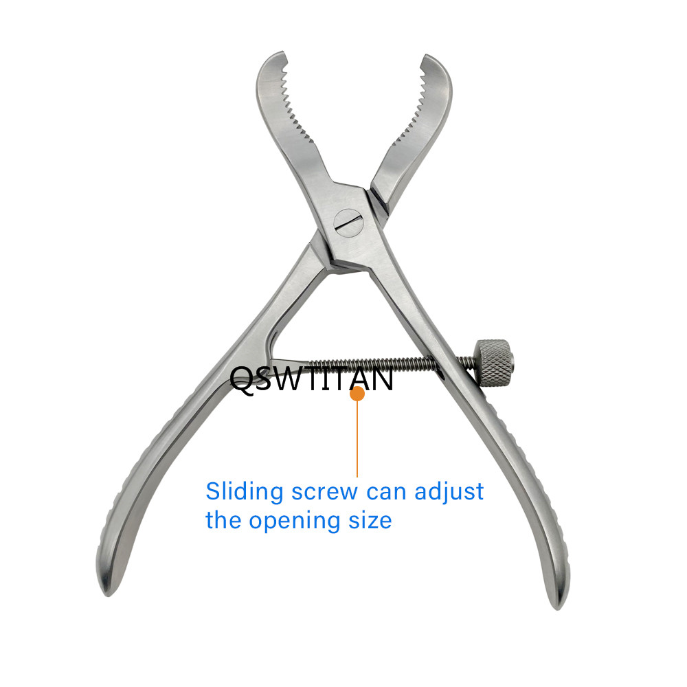 1pcs Toothed Phalanges Reduction Forceps Bone Holding Forceps Autoclavable Stainless Steel Orthopedics Surgical Instruments