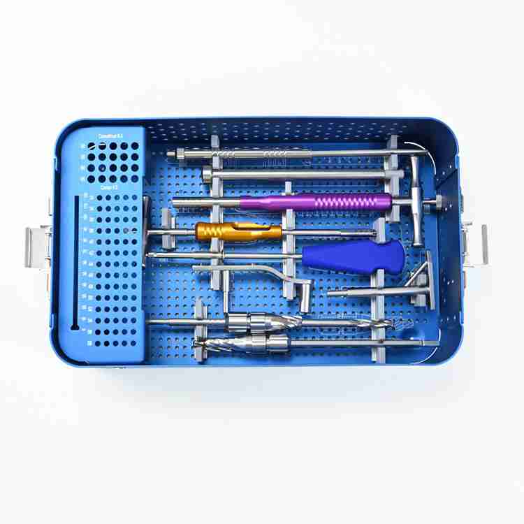 Orthopedic Surgery Intrusment Bone Trauma Operation System DHS DCS Locking Plate Set Non-Active Surgical Instruments