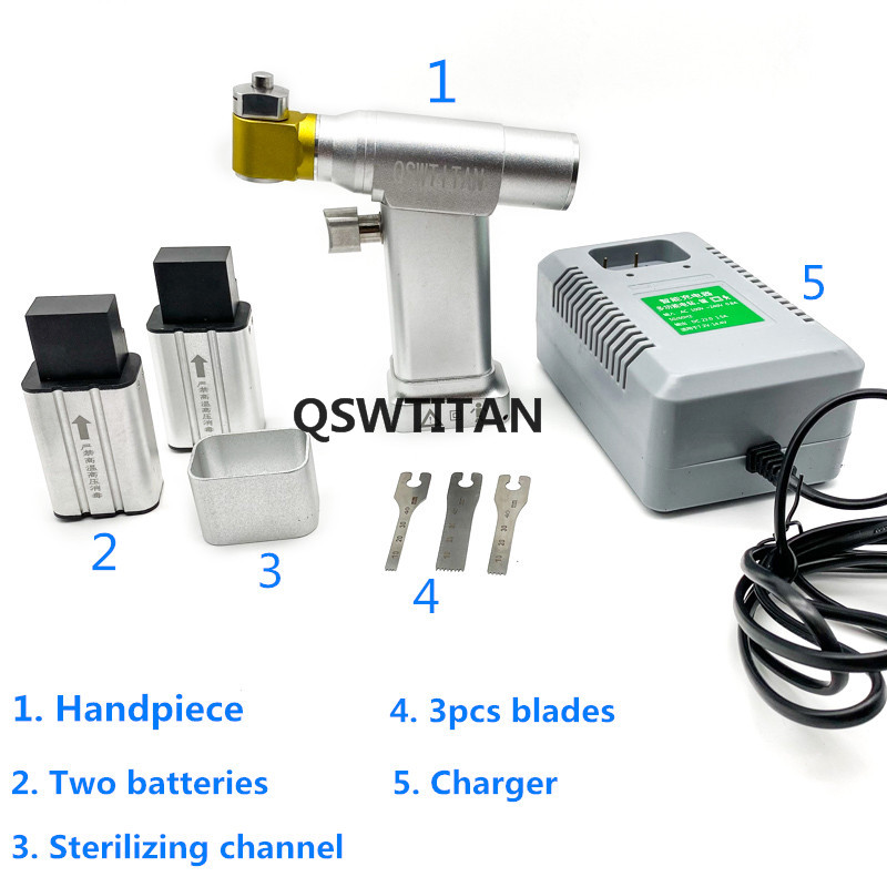 Orthopedics Electric Saw MIni Bone Hand Saw Veterinary Sagittal Saw Oscillating Saw-QSWTITAN