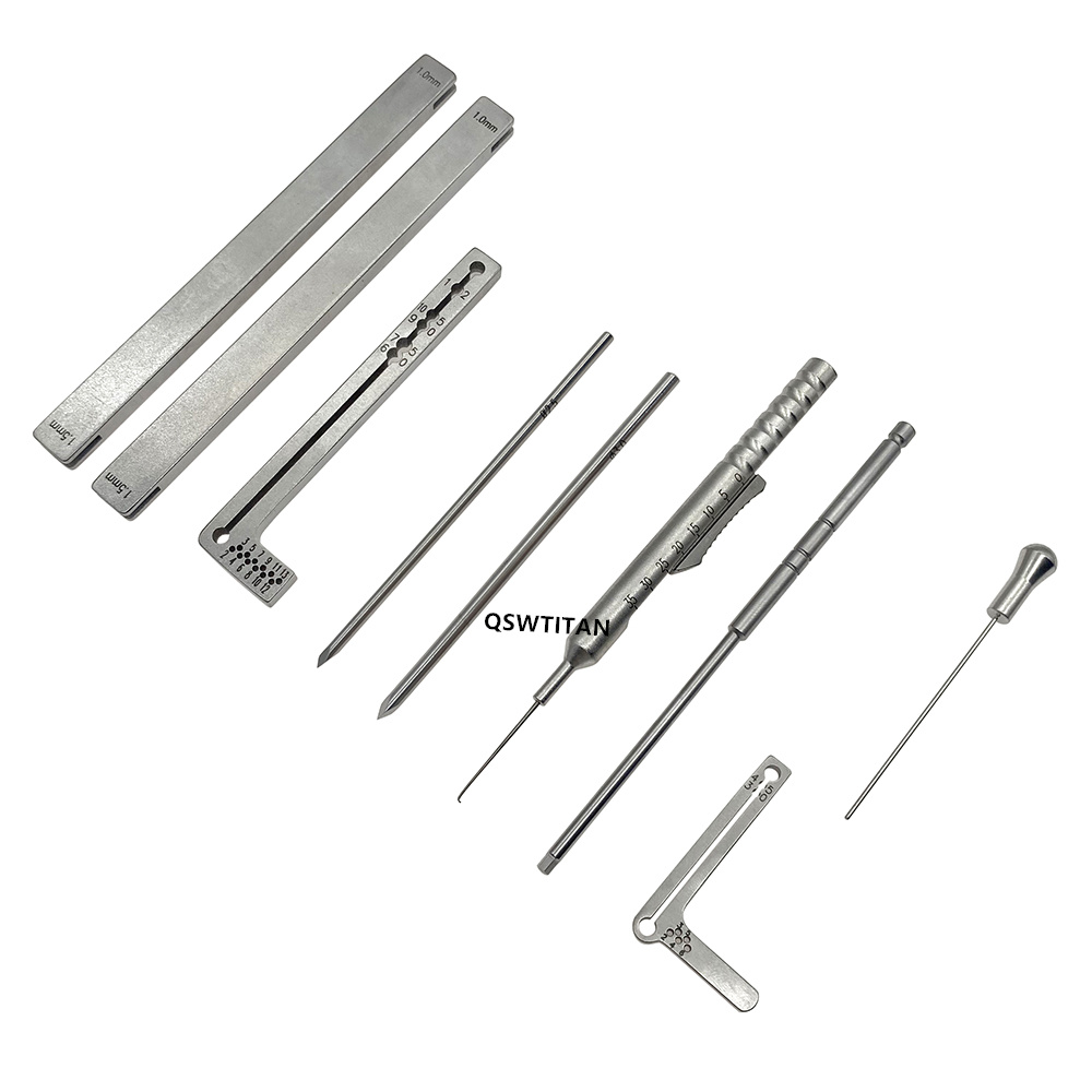 Orthopedic Veterinary Surgical TTA Implants Cage Cruciate Rupture Recovery Instrument Set