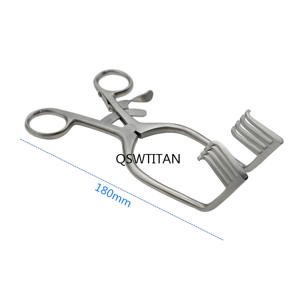Posterior Cranial Retractor Stainless Steel Multi-hook Retractor Cerebellar Retractor Pet Orthopedic Surgery Instruments
