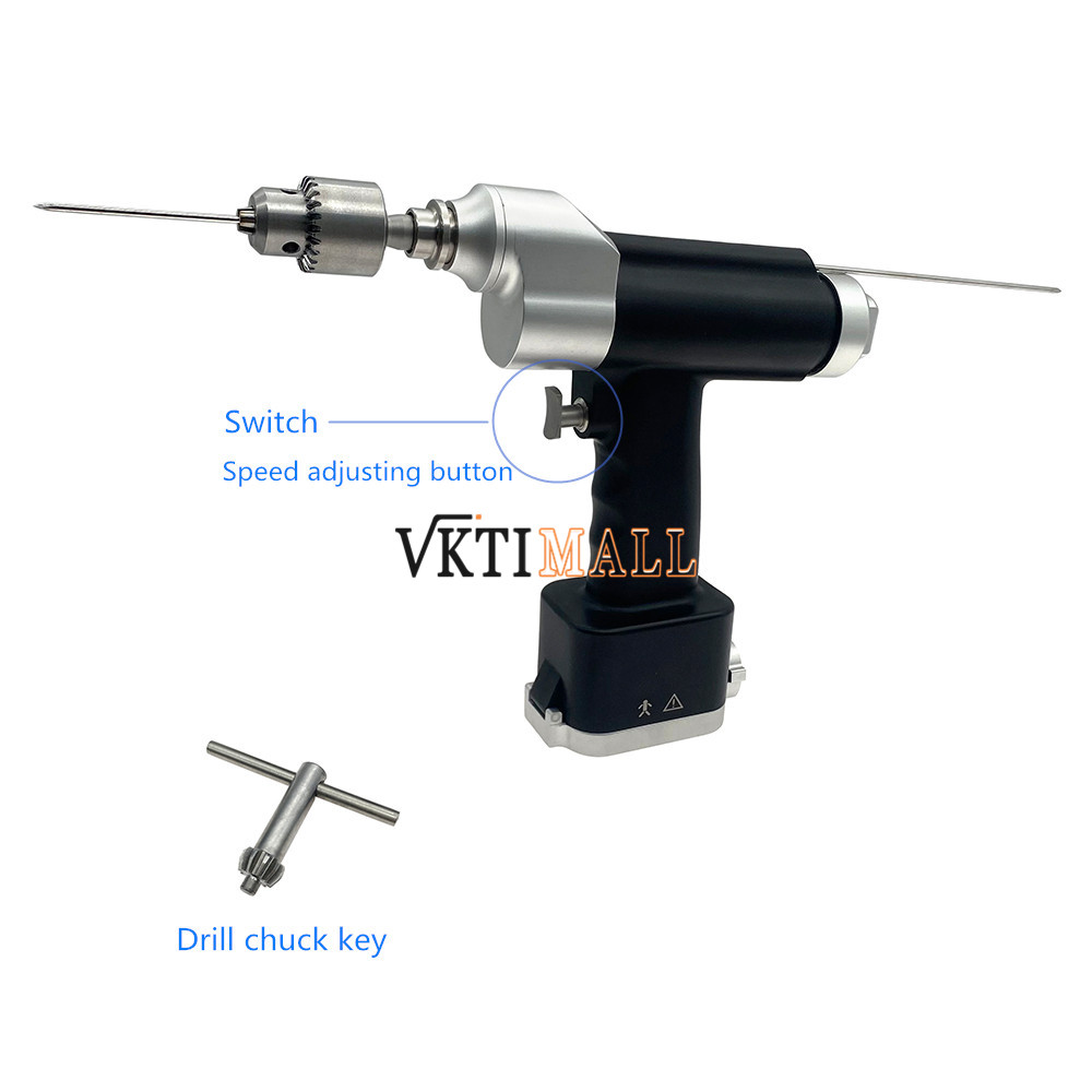 Orthopedic Cannulated Drill Trauma Surgery Electric Power Bone Drill Hollow Orthopedic Medical Pet Surgical Instruments