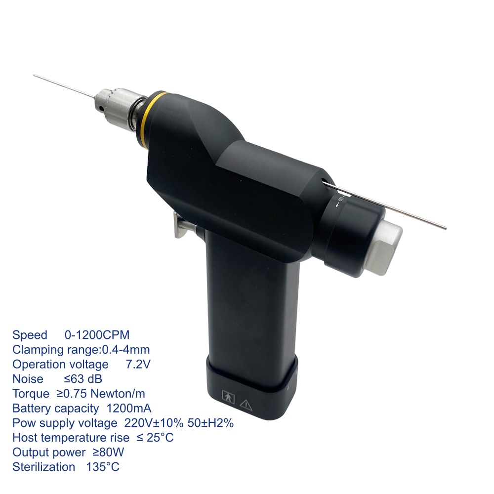 Orthopedic Cannulated Drill Micro Electric Bone Drill for Trauma Surgery Bone Drill Orthopedic Pet Surgical Instruments