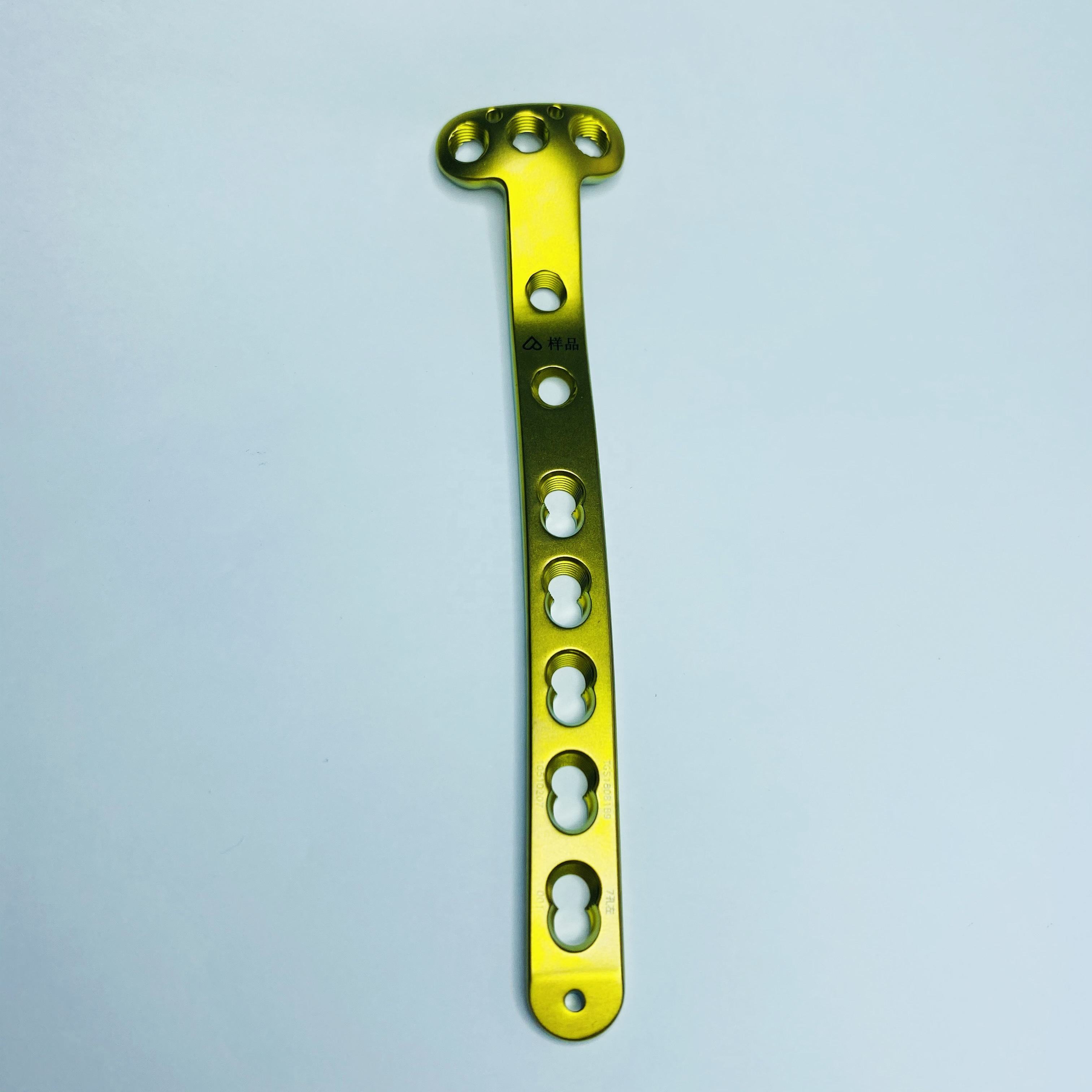 Orthopedic Trauma Titanium Locking Plate for Medial Tibia Proximal Compression Locking Plate for Hospital Use