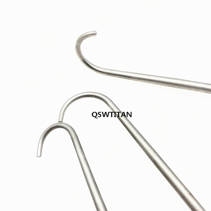 Bone Hook Retractor Bone Knee Raiser Hip Retractor Wooden Handle Orthopedic Surgical Instruments