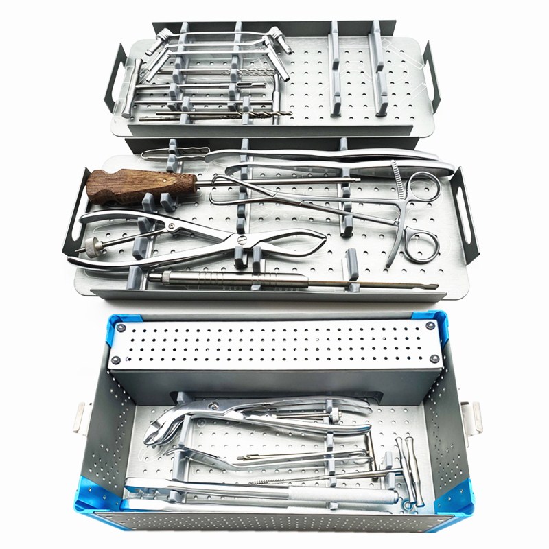 Lower Limb Instrument Kit Orthopedic Instruments Set Femoral Tibia Bone Nail Large Fragment Instrument Set
