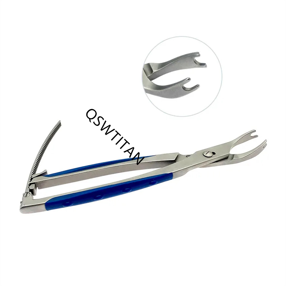 Stainless Steel Compression Forceps Silicone Handle Spinal Orthopedics Surgical Instruments