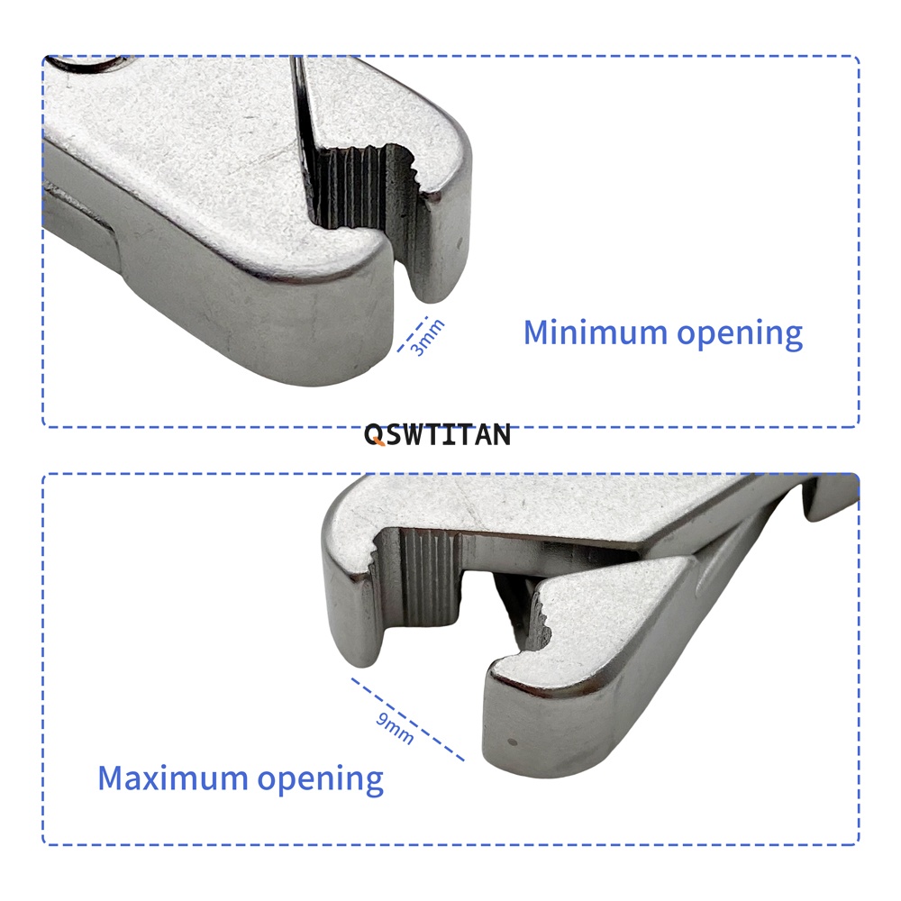 Cervical Vertebra Titanium Rod Holding Forceps 5-6mm Rod Clamper Spine Pedicle Screws Clamp Orthopedic Instrument