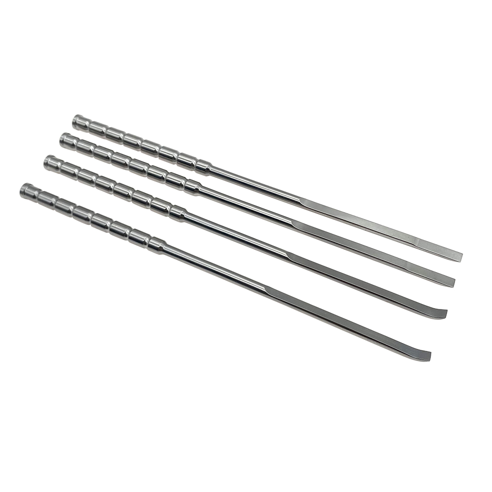 Stainless Steel UBE Bone Knife Bone Chisel Straight Curved Dual Channel Spinal Endoscopy Minimally Invasive Orthopaedics