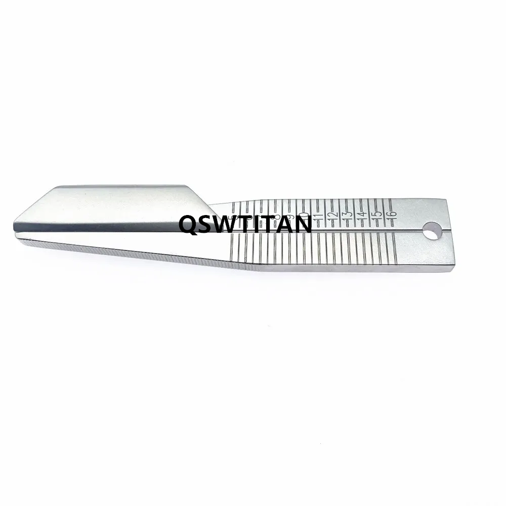 Tibial Depth Gauge Ruler Stainless Steel Orthopedic Tibial Depth Gauge Surgical Instruments