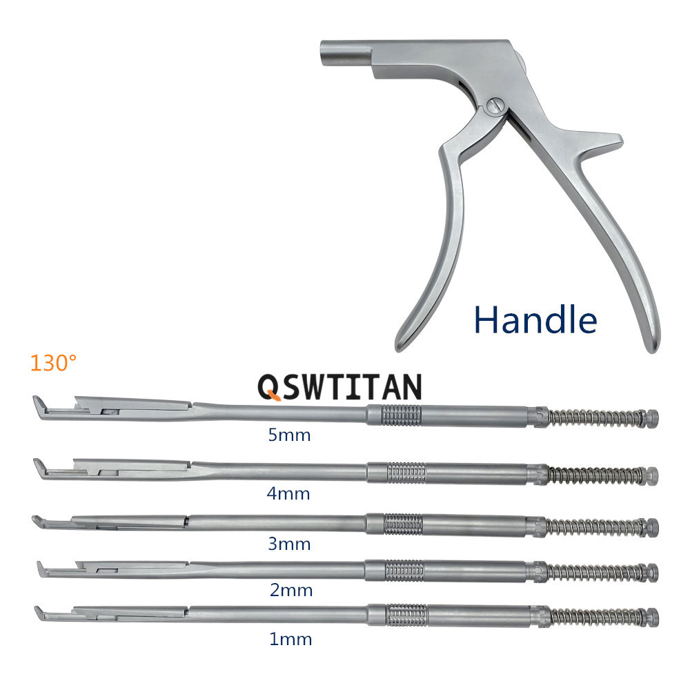 Stainless Steel Rotating Kerrison Rongeur Set Laminectomy Rongeurs Instrument Veterinary Orthopedic Instruments