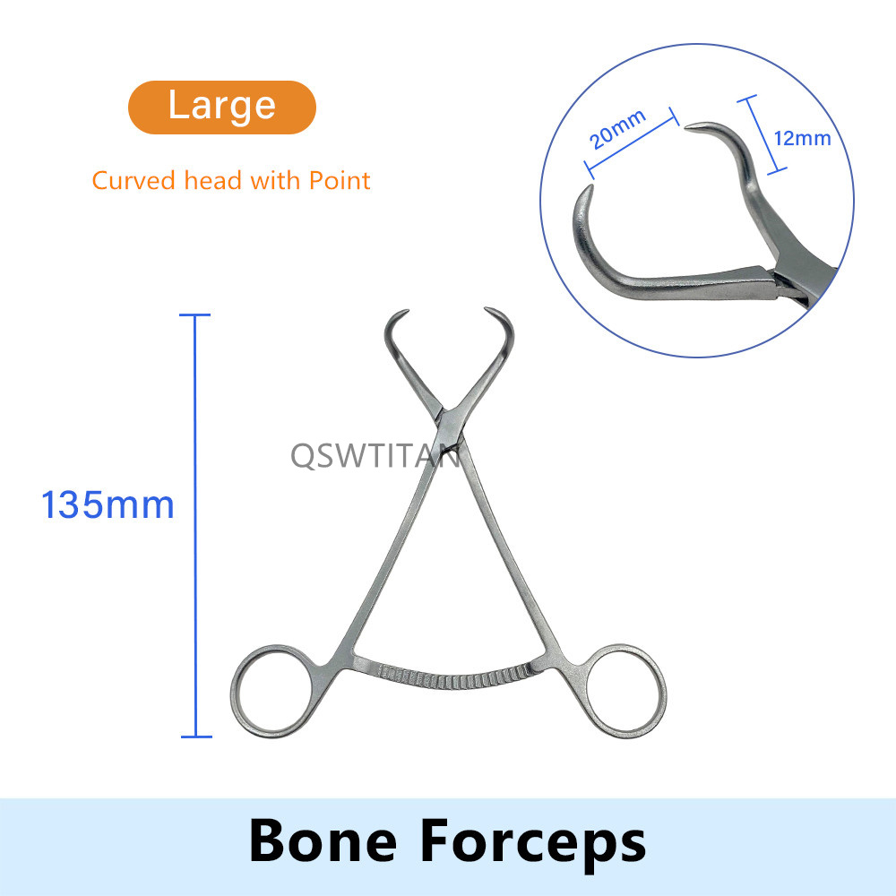 Orthopedic Bone Forceps Reduction Forceps with Pointed Tip Orthopedic Instrument Stainless Steel