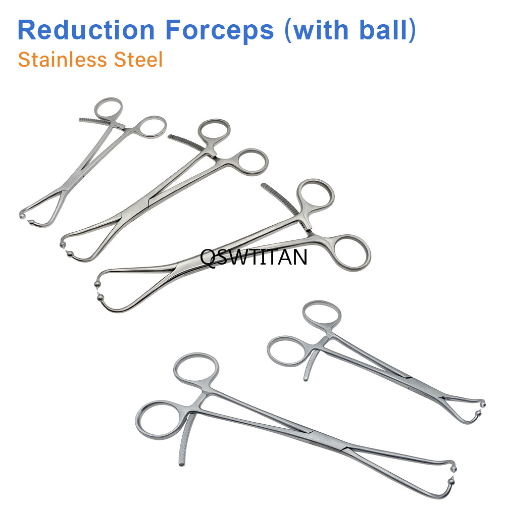 5 Type Size Plate Holding Forceps with Ball Pointed Bone Reduction Forceps Bone Forceps Orthopedics Instruments Veterinary