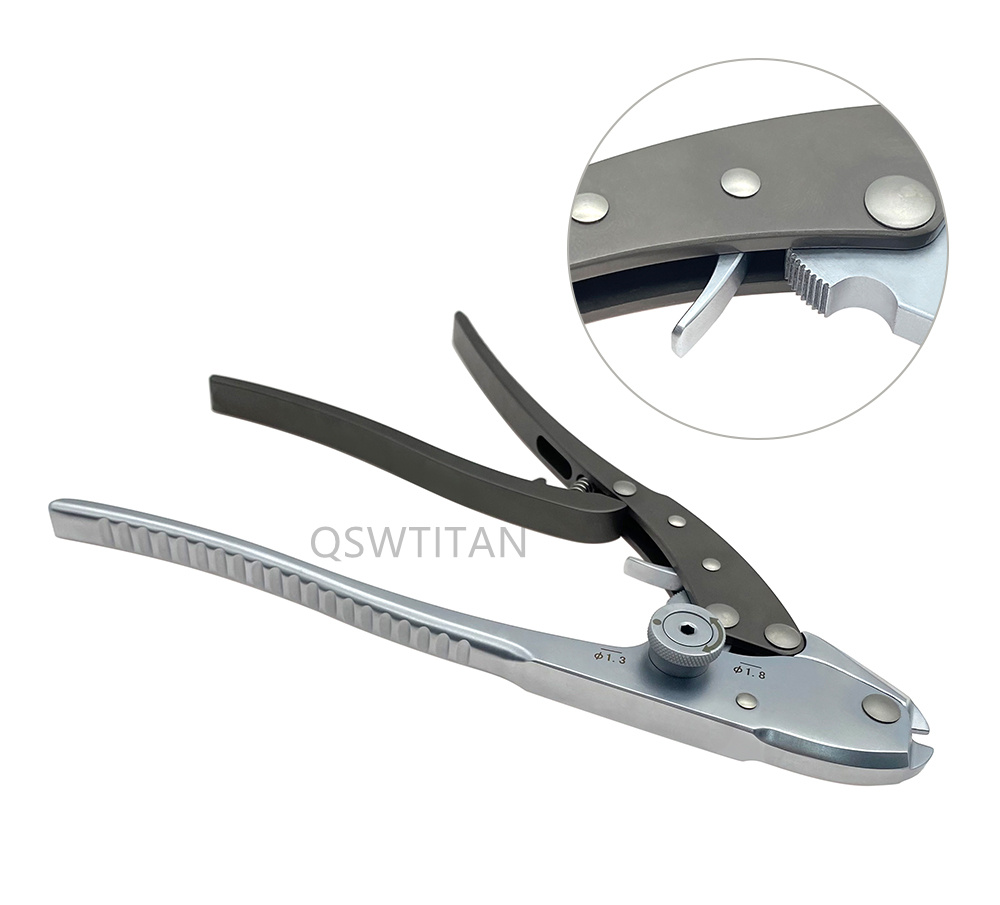 Stainless Steel Cable Crimper Locking Compression Forceps Orthopedic Surgical Instruments Cable Clamping Pliers