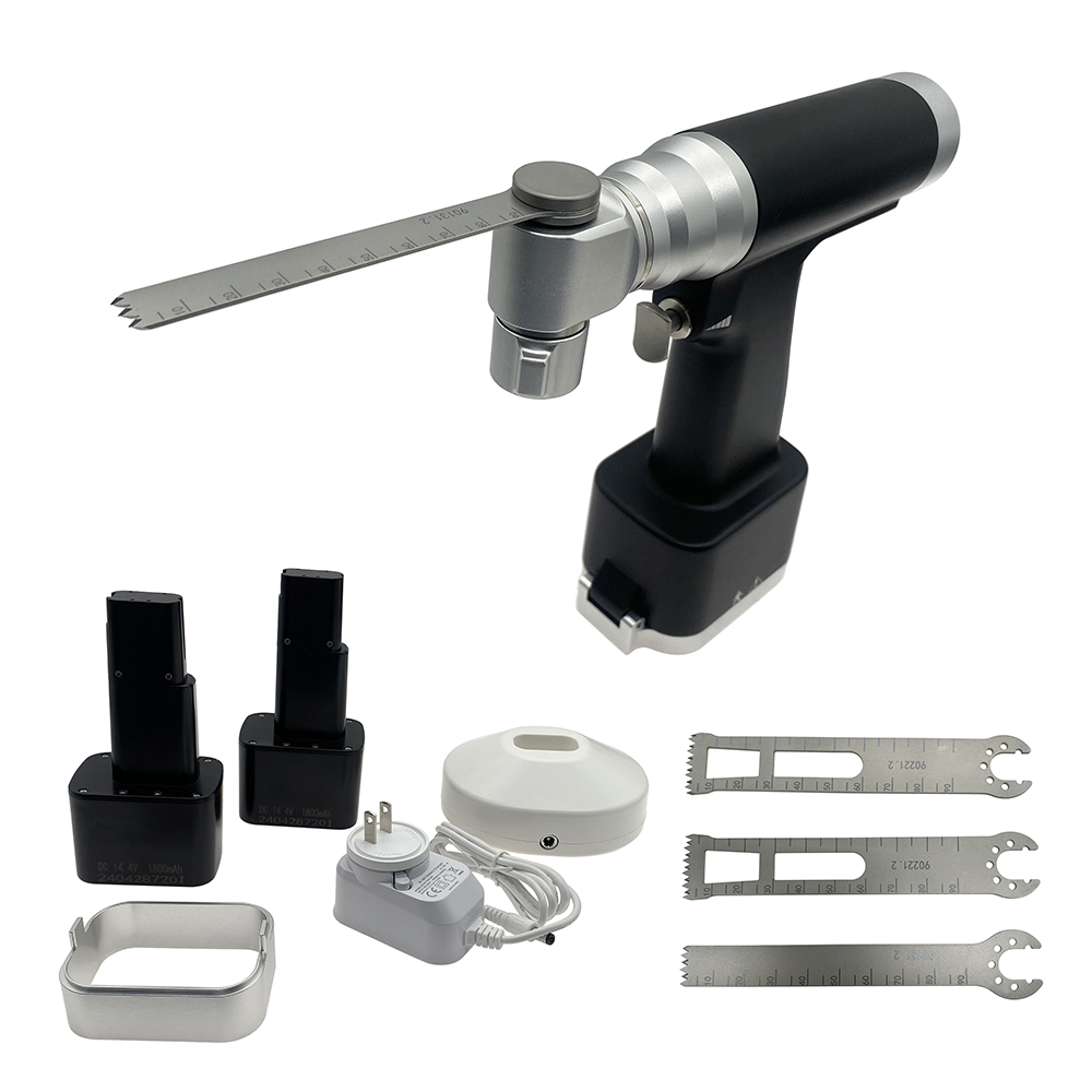 Electric Oscillating Saw Bone Cutting Saw with Blades Medical Bone Saw Autoclavable Orthopedic Surgical Instrument