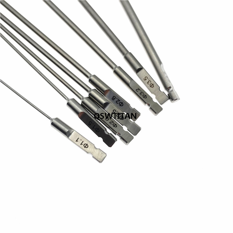 Orthopedic AO Bone Drill Bits AO Quick Coupling Handle Bone Drills 10PCS/Set Veterinary Orthopedic Surgical Instrument