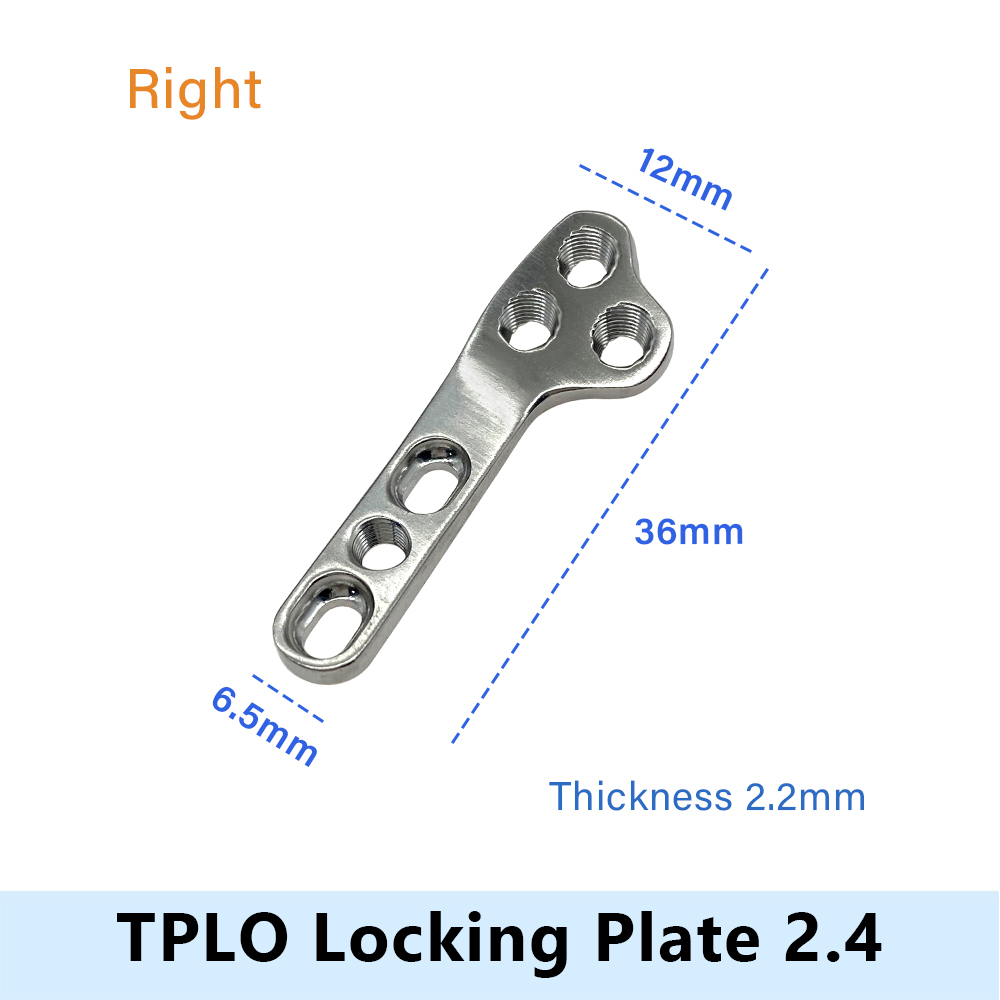 Right 2.4 TPLO Plate