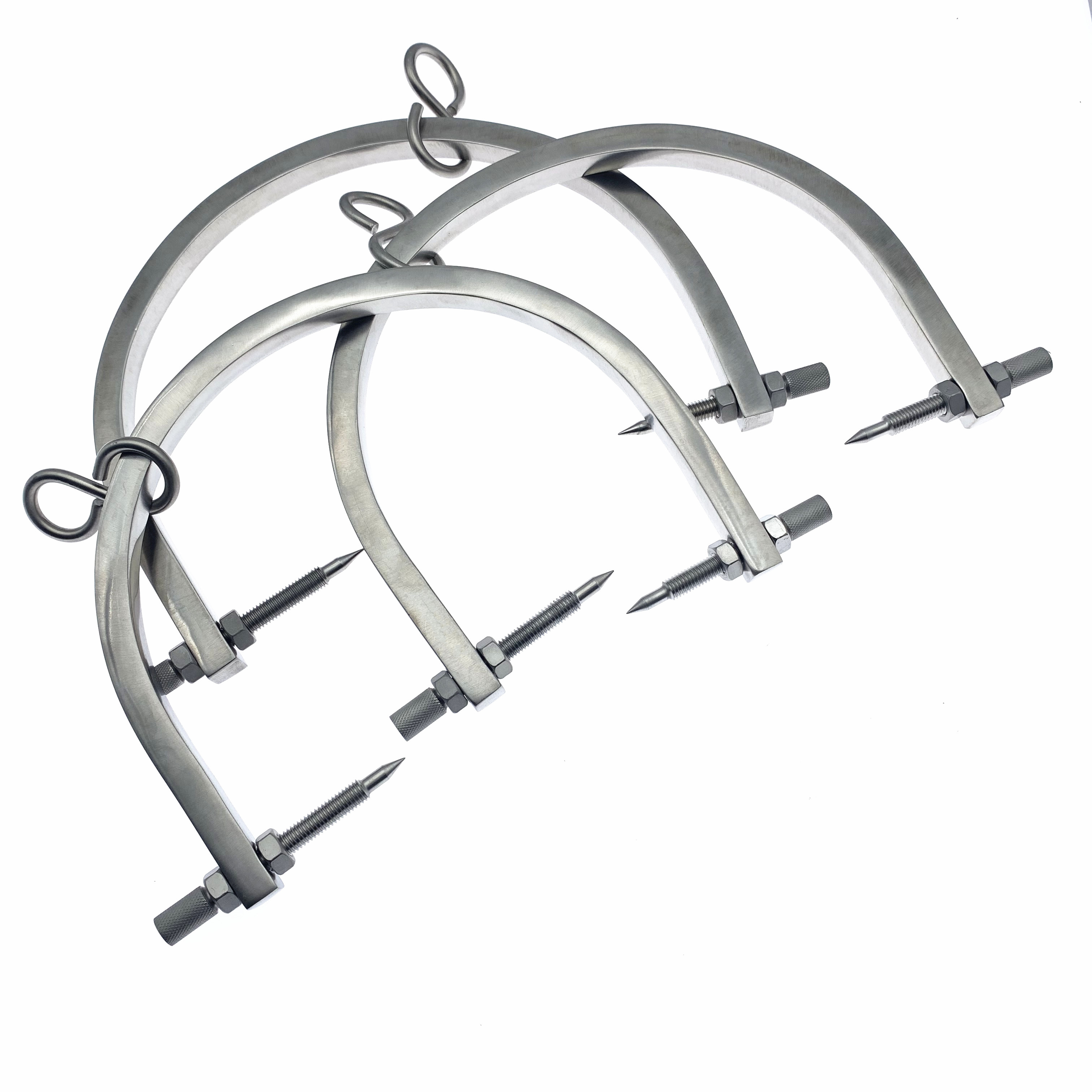 Gardner Wells Skull Traction Tongs U-shaped Skull Tong with Pins Diameter  Orthopedic Instrument Veterinary Surgical Instruments