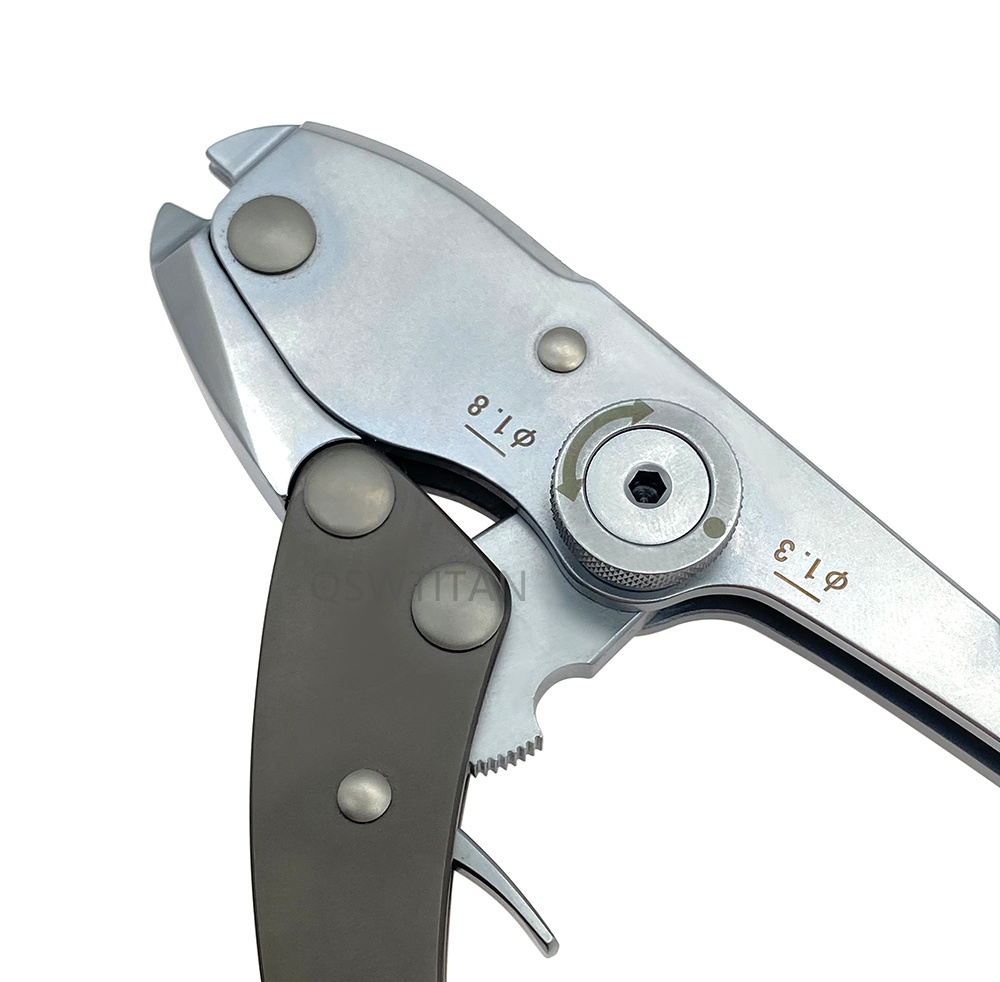 Stainless Steel Cable Crimper Locking Compression Forceps Orthopedic Surgical Instruments Cable Clamping Pliers