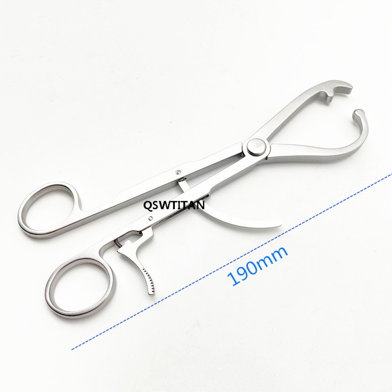 Bone Holding Forceps Serrated Jaw Soft Ratchet Bone Holding Forceps Orthopedic Instrument