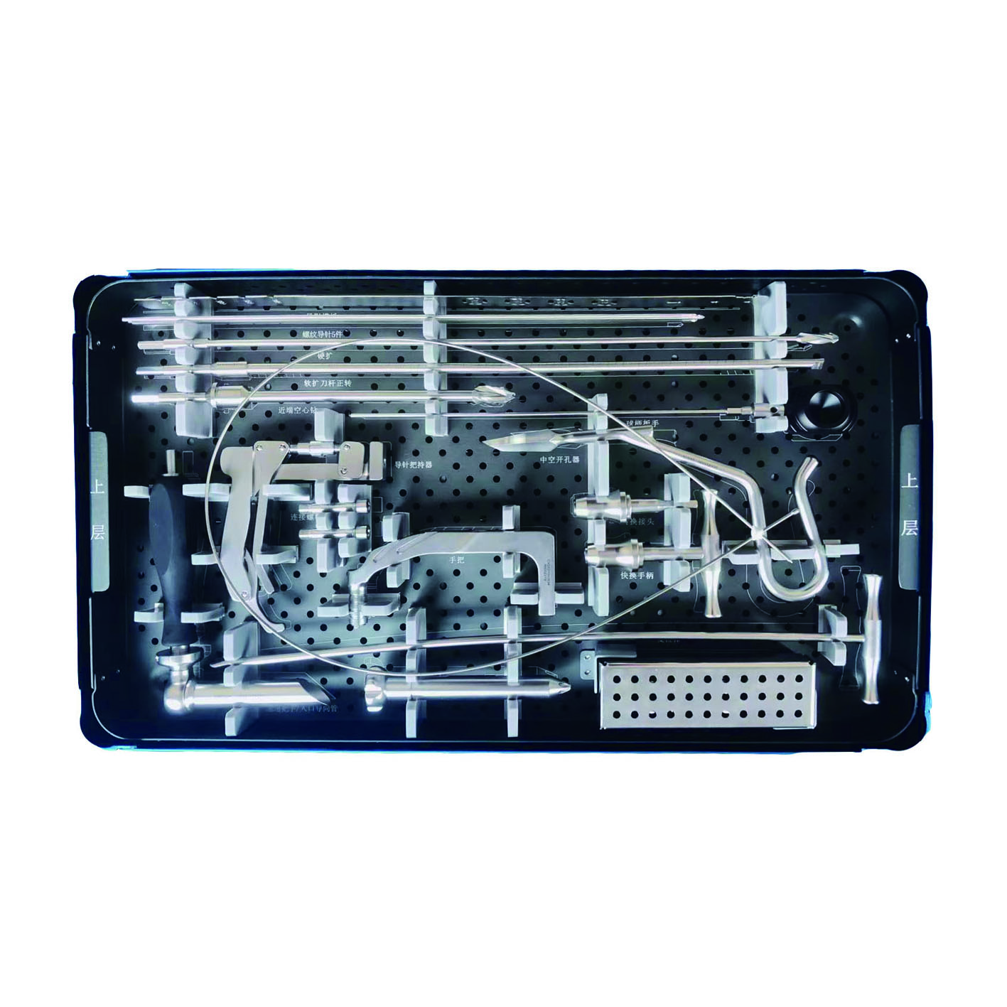 China Manufacturer Ortopedic Osteosintesis Interlocking Nail Fixation Instrument Set for  Femur Nails fusion Cage