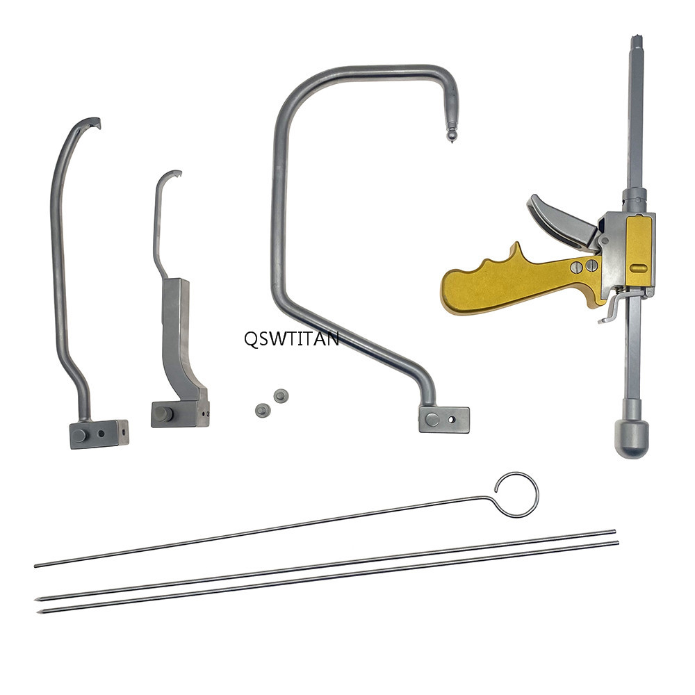Orthopedic Surgical Instruments Gun Type Reduction Forceps Collinear Reduction Clamp Instrument Set