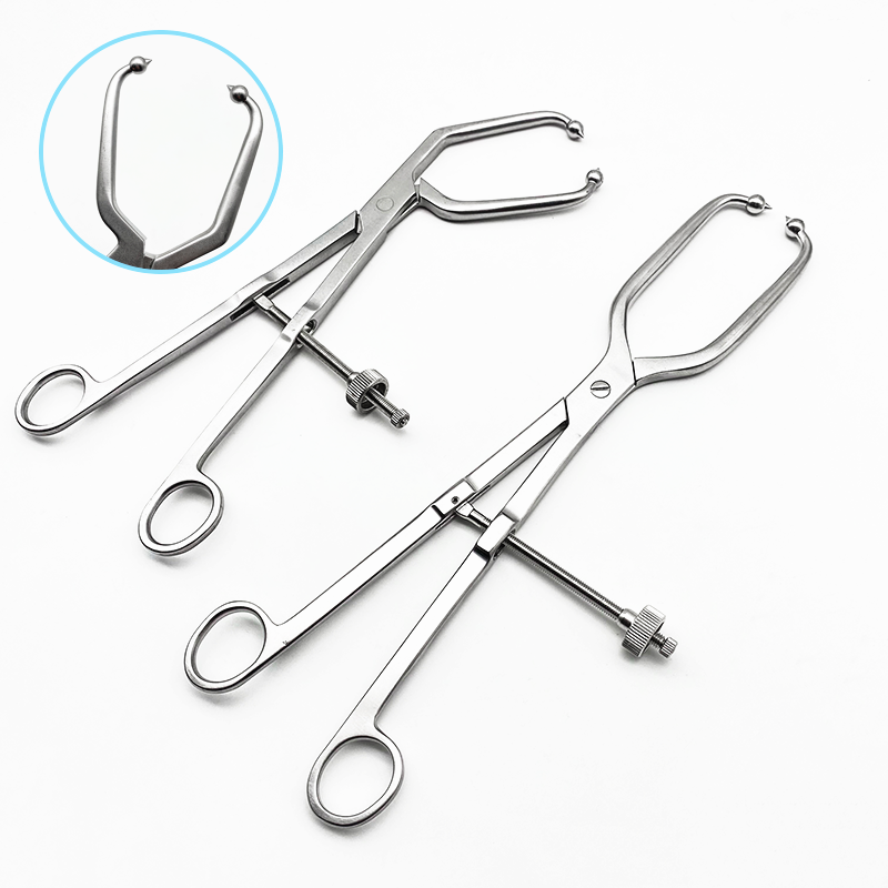 Bone Acetabular Reduction Forceps with Point Reconstructive Plate Pelvic Reduction Forceps Lateral Curved Reduction Forceps
